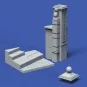 Base with column 'cm4x4', 1/32 - Royal Model RM947
