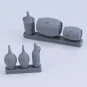Wicker Bottles and small barrels, 1/16 - Royal Model RM954