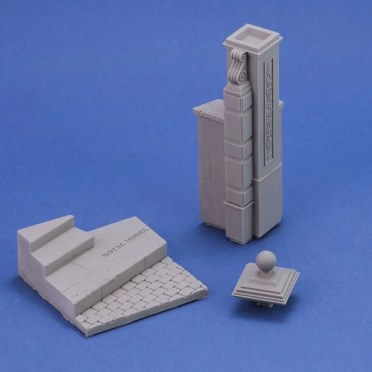 Base with column (75 mm) - Royal Model RM957