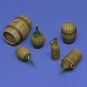 Wicker Bottles and small barrels, 1/16 - Royal Model RM954