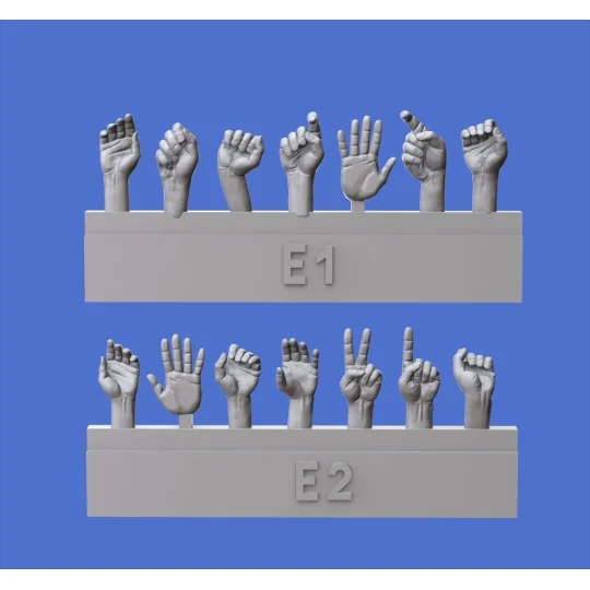 Assorted hands set No.5, 1/35 - Royal Model RM959
