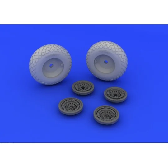 B-17G wheels, 1/72 - Eduard Accessories 672011
