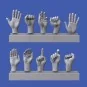 Assorted hands set No. 3, 1/16 - Royal Model RM964