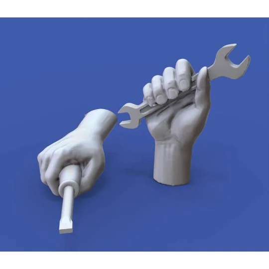 Assorted hands set No. 4, 1/16 - Royal Model RM965