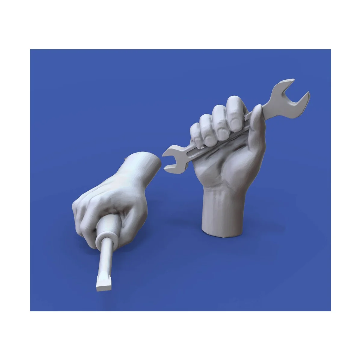 Assorted hands set No. 4, 1/16 - Royal Model RM965