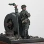 German infantry soldier eating - WWII, 1/35 - Royal Model RM972