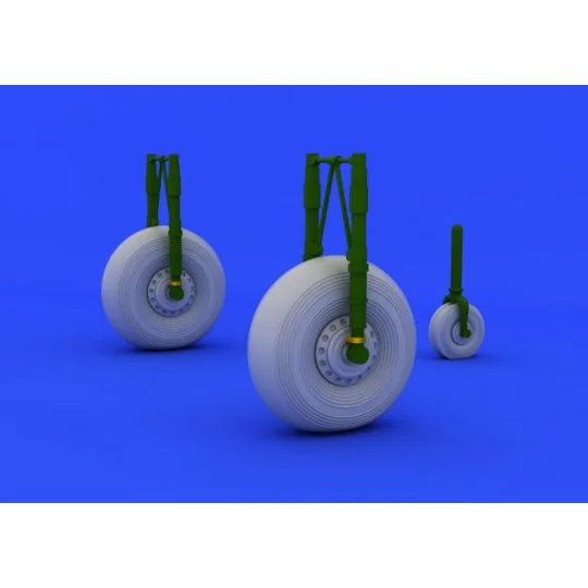 Lancaster wheels for Airfix - Eduard Accessories 672025