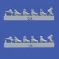 German DAK boots-assorted positions-WWII, 1/35 - Royal Model RM995