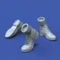 German DAK boots-assorted positions-WWII, 1/35 - Royal Model RM995