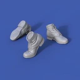 German infantry boots-various positions-WWII No.5, 1/35 - Royal Mod... 2