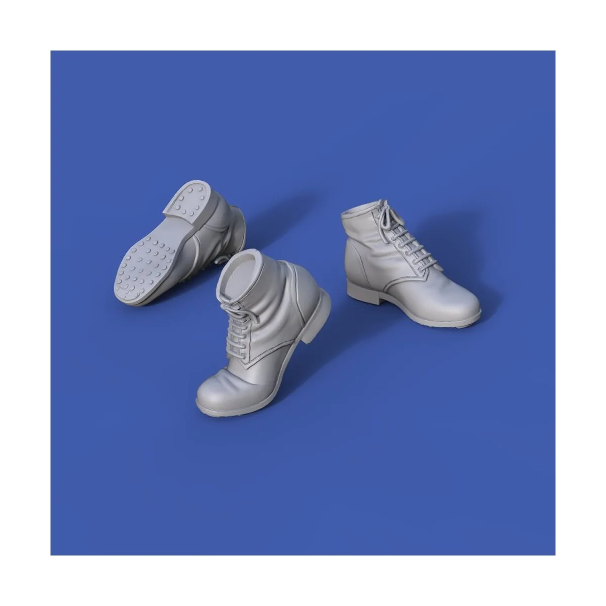 German infantry boots-various positions-WWII No.5, 1/35 - Royal Mod...