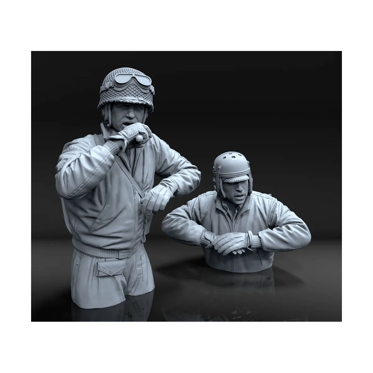 U.S. tank crew WWII - no. 2, 1/16 - Royal Model RM1003