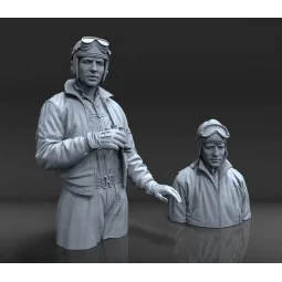 U.S. tank crew WWII - no. 1, 1/16 - Royal Model RM1002