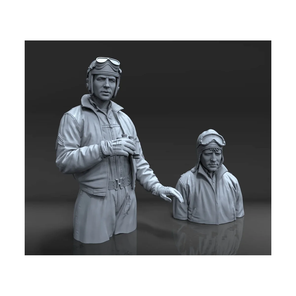 U.S. tank crew WWII - no. 1, 1/16 - Royal Model RM1002