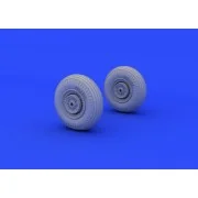 II-2 wheels for Tamiya - Eduard Accessories 672026