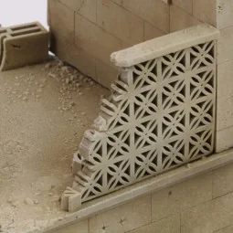 Railing for buildings Middle East 3D printed, 1/35 - Royal Model RM... 2