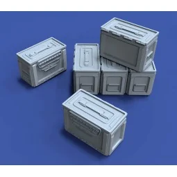 U.S. 50 Cal. Ammo Boxes, 1/16 - Royal Model RM1018