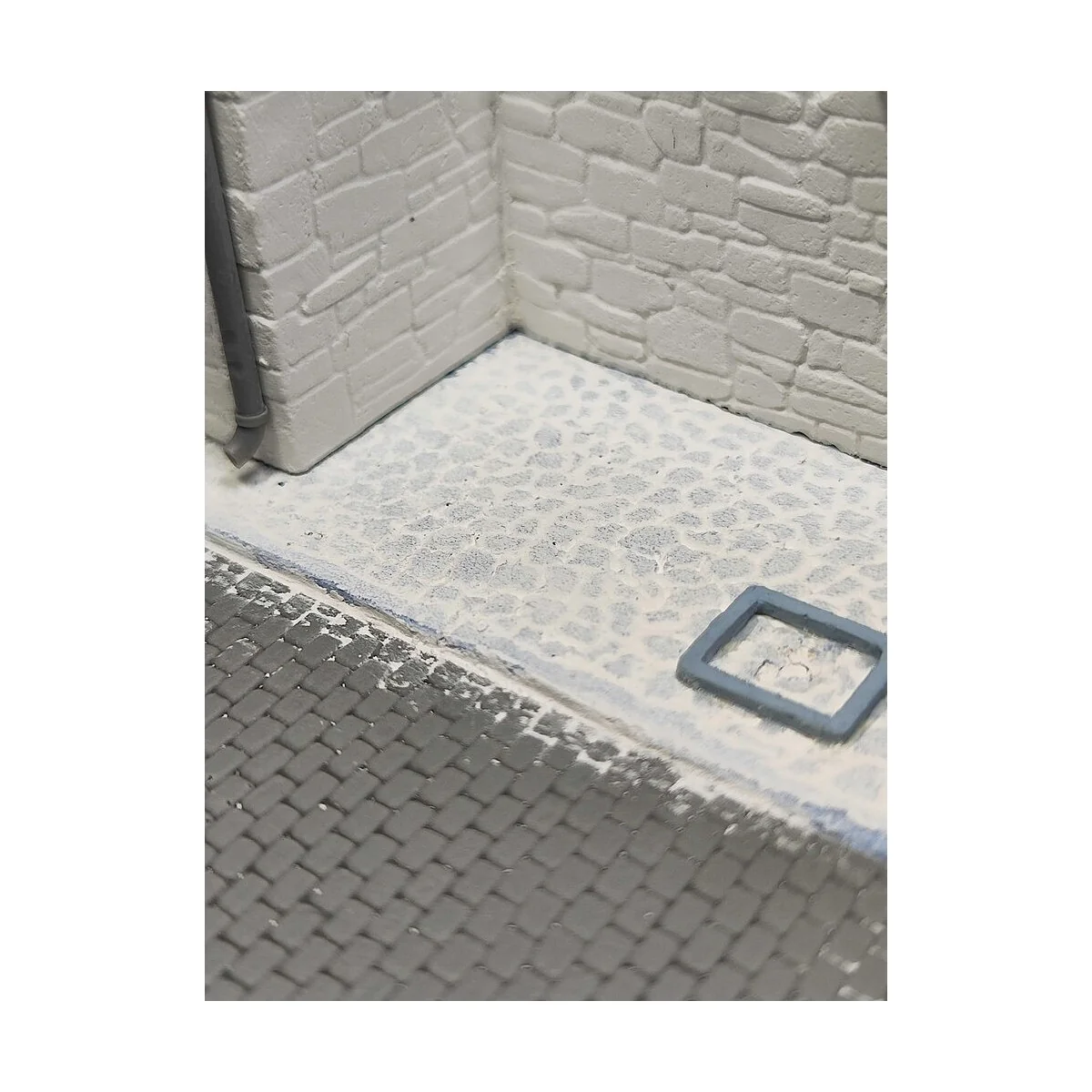 Cobblestone street base, 1/72 - Royal Model RM1026