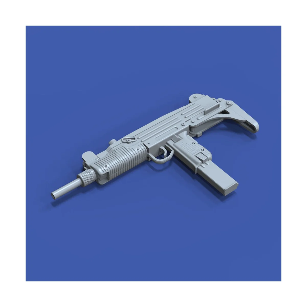 Uzi submachine gun-1 pcs. 3D printed, 1/16 - Royal Model RM1028