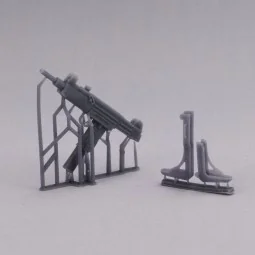 Uzi submachine gun-1 pcs. 3D printed, 1/16 - Royal Model RM1028 2