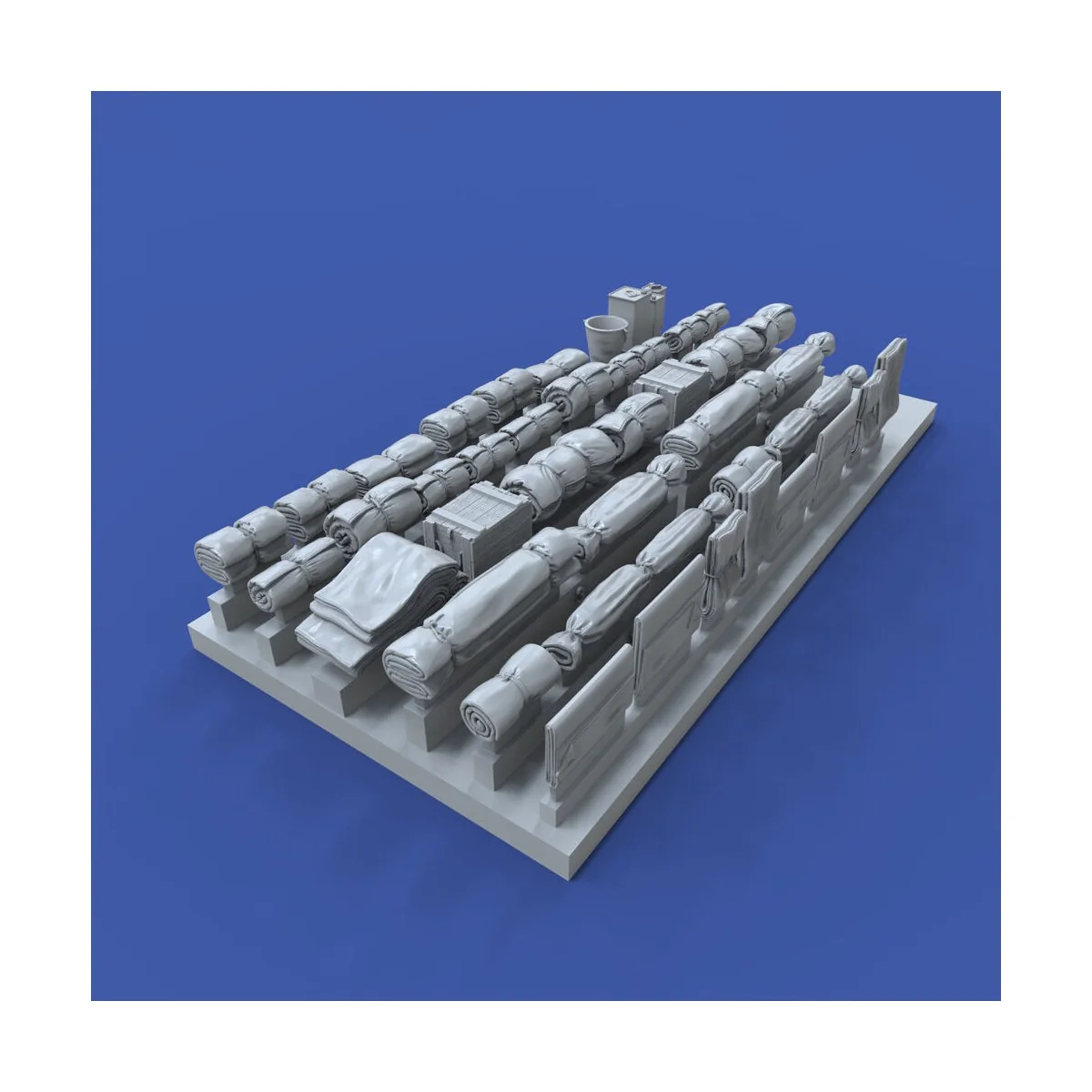 Tentpaks and bedrolls, 1/72 - Royal Model RM1033