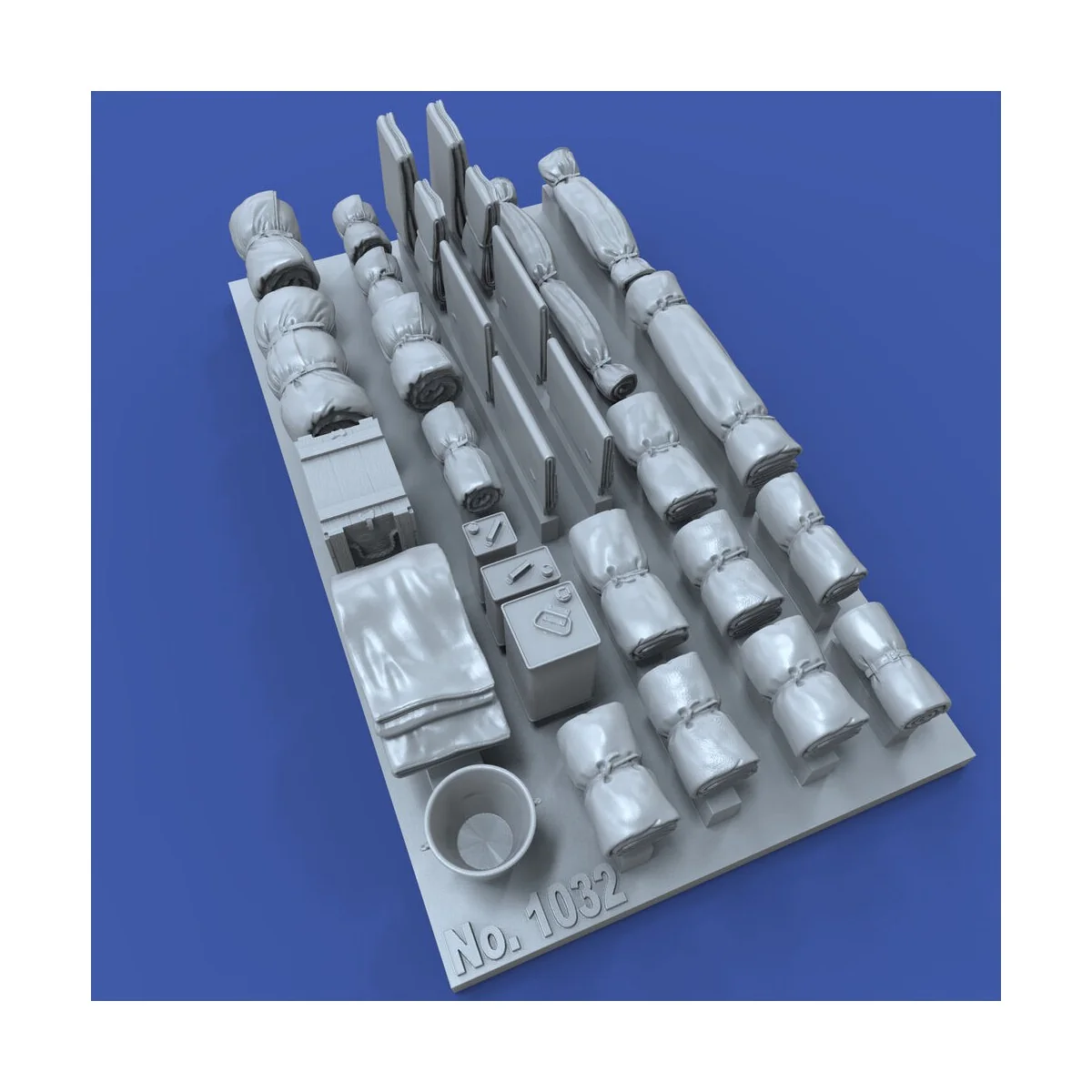 Tentpaks and bedrolls, 1/48 - Royal Model RM1032