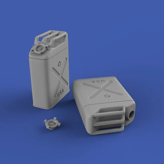U.S. jerry cans-WWII 2 pcs, 1/16 - Royal Model RM1044