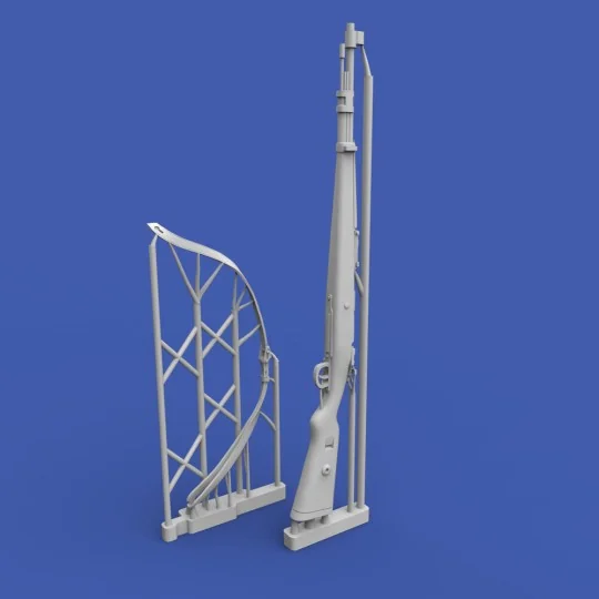 Mauser K98 rifle 3D printed, 1/16 - Royal Model RM1079