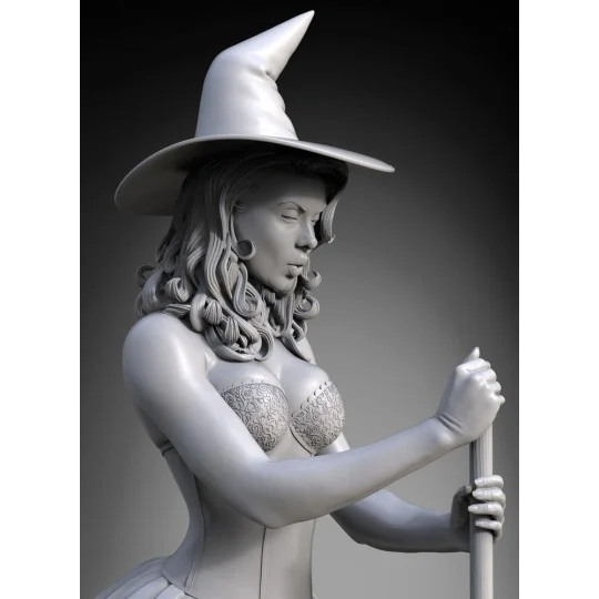 Witch Pinup Girl Halloween, 1/24 - Royal Model RM1108