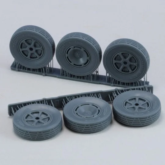 Autoblinda AB41 'Libia' wheels set, 1/35 - Royal Model RM1155