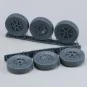 Autoblinda AB41 'Libia' wheels set, 1/35 - Royal Model RM1155