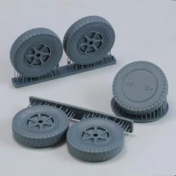 AS42 - Sahariana wheels set, 1/35 - Royal Model RM1156 2