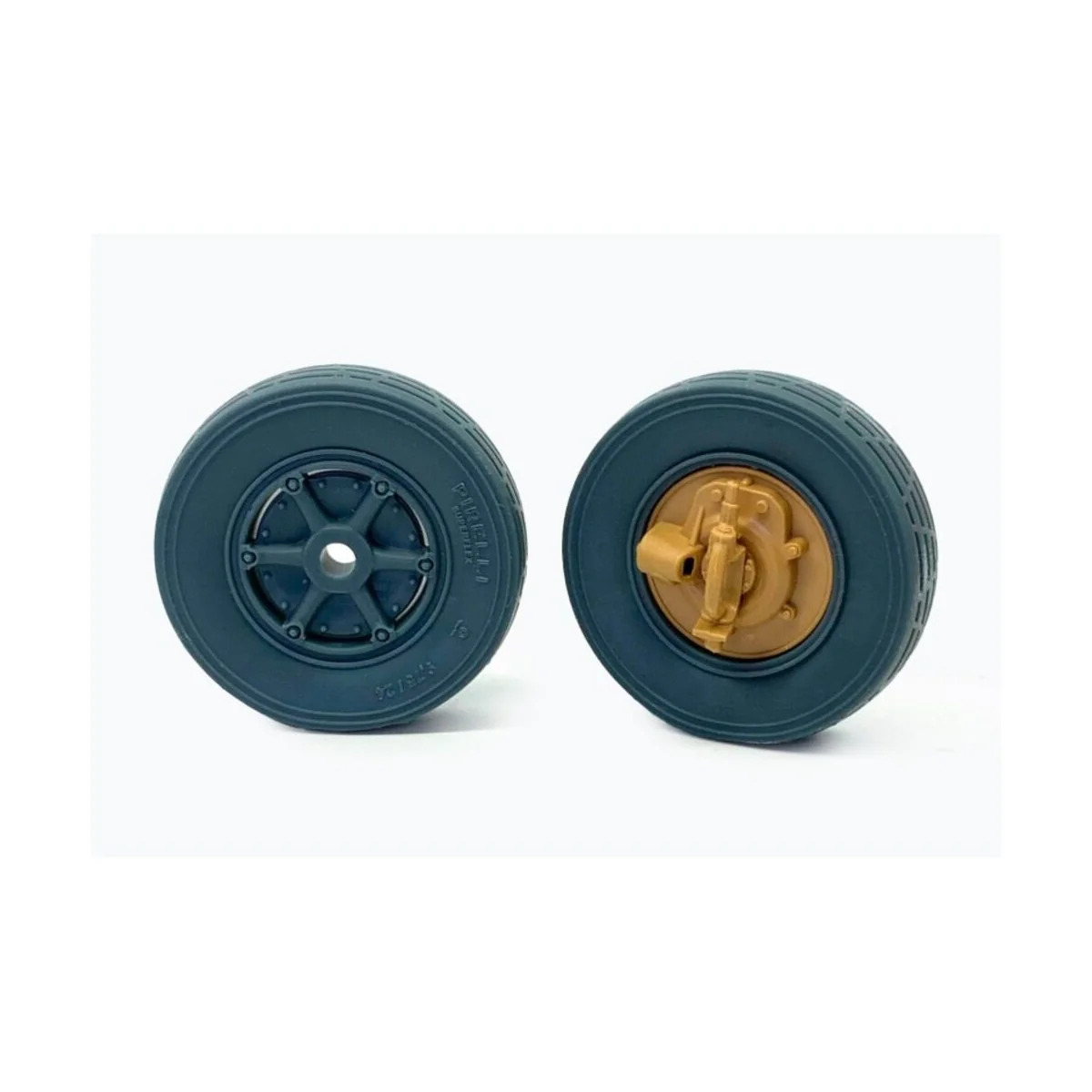 Autoblinda AB41 'Libia' wheels set, 1/35 - Royal Model RM1155
