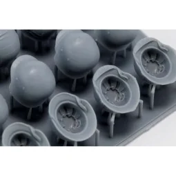 German helmets set (WWII), 1/35 - Royal Model RM1159 2