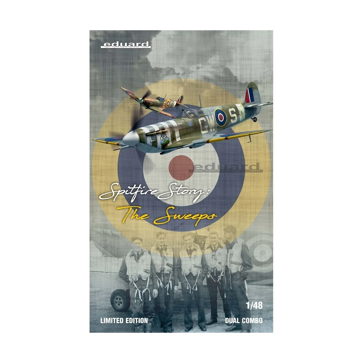 SPITFIRE STORY The Sweeps, Limited edition, 1/48 - Eduard Plastic K...
