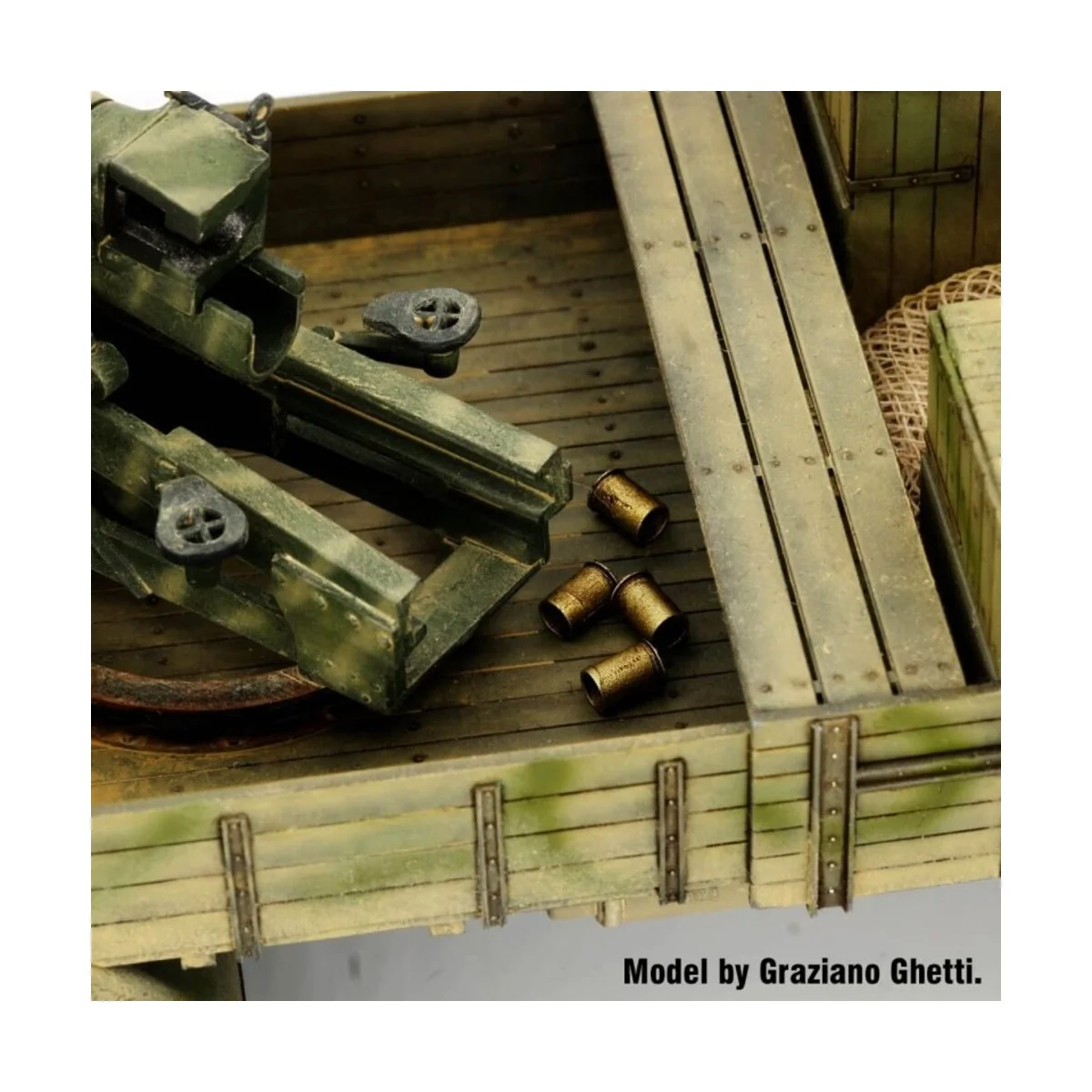 Italian 100/7 100mm Ammunition with wooden crates set-WWII, 1/35 - ...
