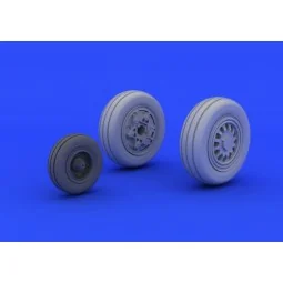 F-16CJ Block 50 wheels for Tamiya - Eduard Accessories 672040