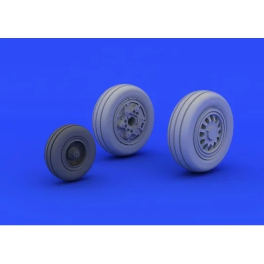 F-16CJ Block 50 wheels for Tamiya, 1/72 - Eduard Accessories 672040