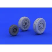 F-16CJ Block 50 wheels for Tamiya - Eduard Accessories 672040
