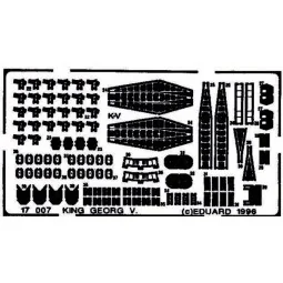 HMS King George V. für Tamiya Bausatz 77525, 1/700 - Eduard Accesso... 2