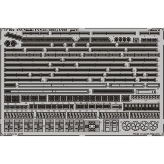 USS Nimitz CVN-68 (2005) for Trumpeter, 1/700 - Eduard Accessories ...