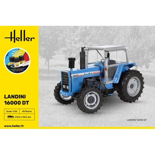 STARTER KIT Landini 16000 DT, 1/24 - Heller 57403