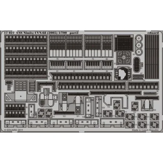 USS Nimitz CVN-68 (2005) for Trumpeter, 1/700 - Eduard Accessories ...