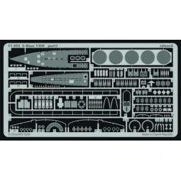 U-Boat VIID für Revell Bausatz 05009, 1/144 - Eduard Accessories 17022