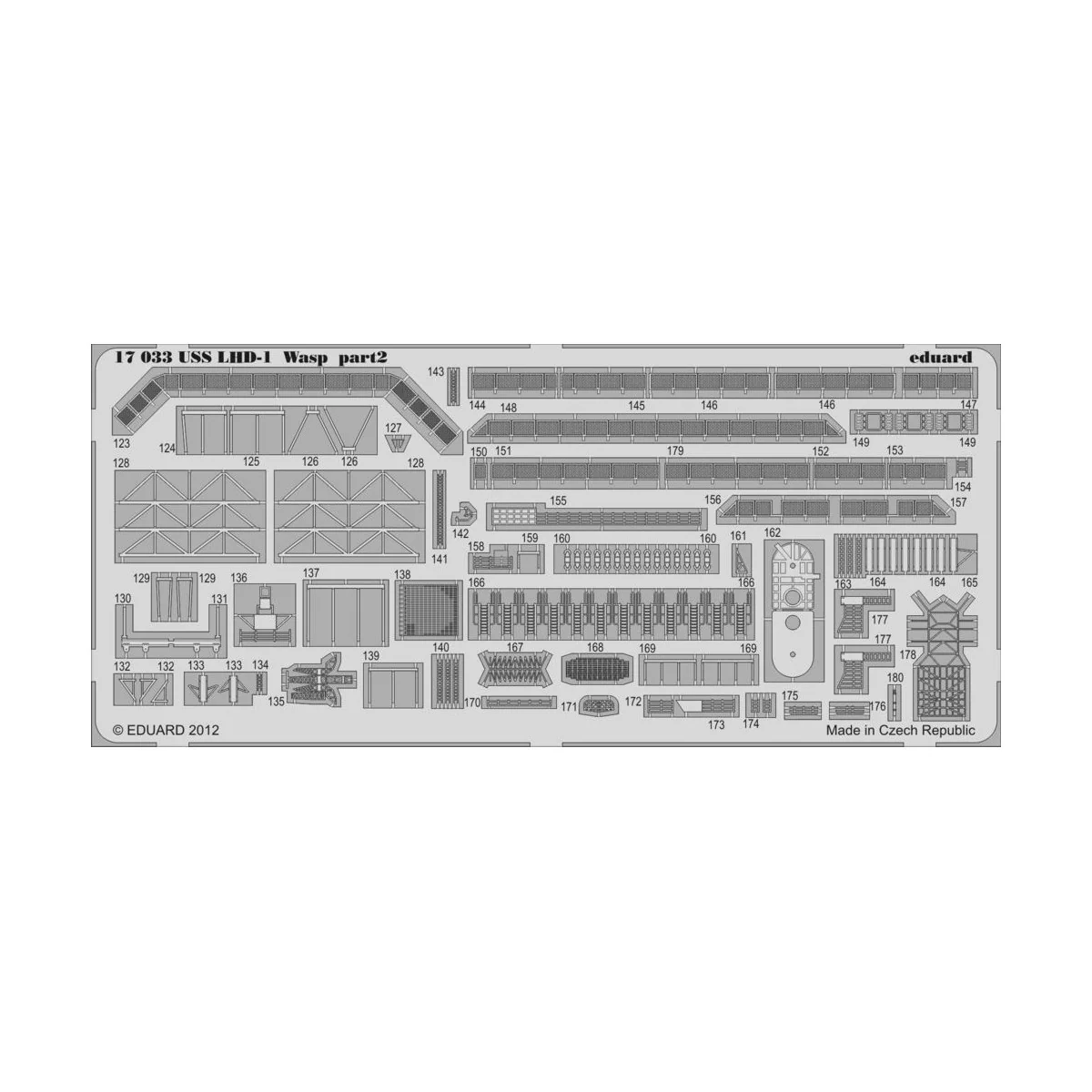 USS Wasp LHD-1 for Hobby Boss, 1/700 - Eduard Accessories 17033
