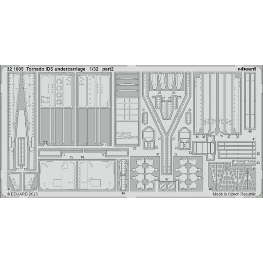 Tornado IDS undercarriage for ITALERI, 1/32 - Eduard Accessories 32...