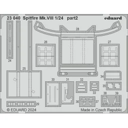 Spitfire Mk.VIII AIRFIX, 1/24 - Eduard Accessories 23040 2