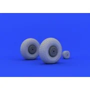 Mosquito Mk.VI wheels for Tamiya, 1/32 - Eduard Accessories 632065