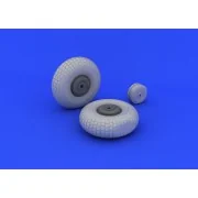 Mosquito Mk.VI wheels for Tamiya, 1/32 - Eduard Accessories 632065