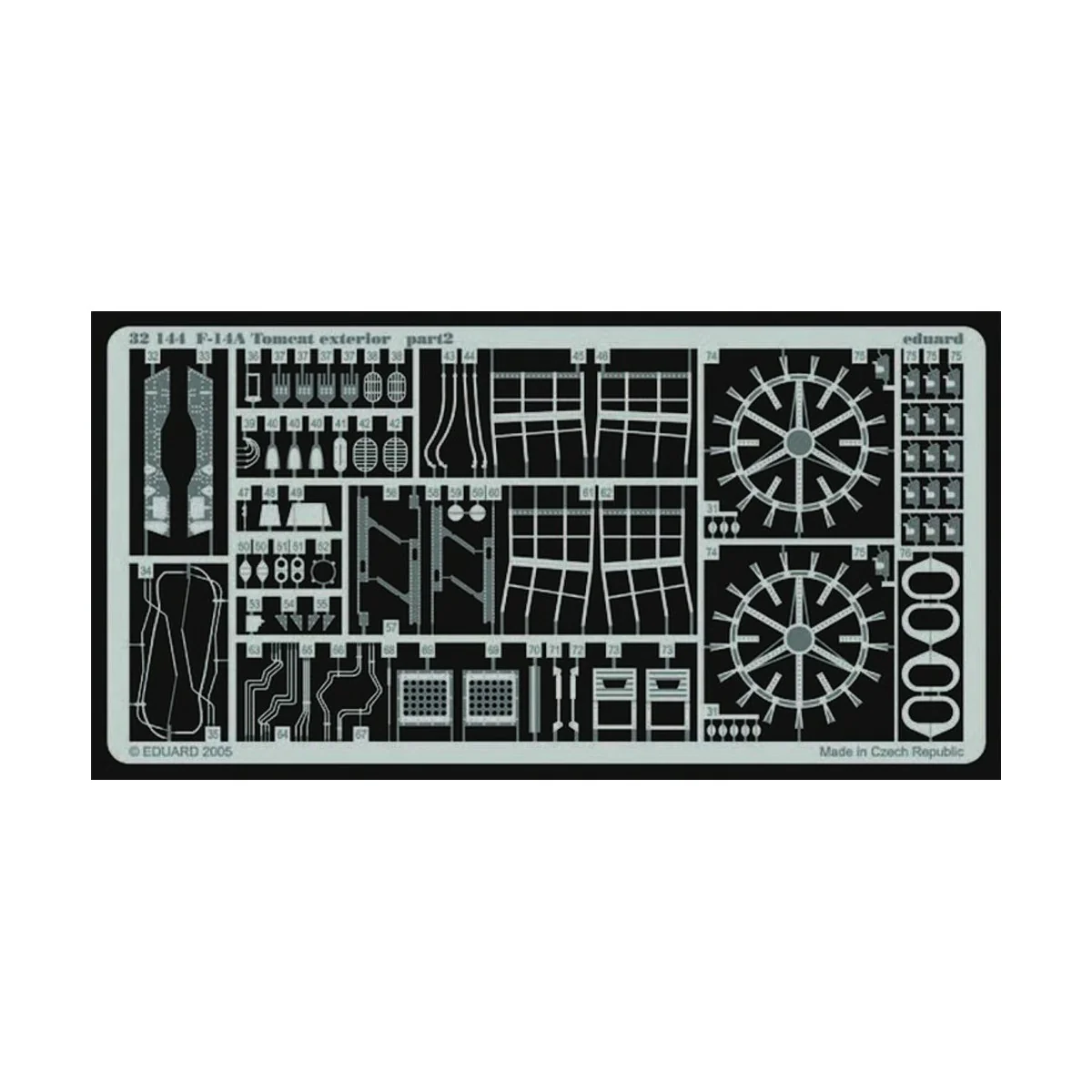 F-14A Tomcat exterior für Tamiya-Bausatz, 1/32 - Eduard Accessories...